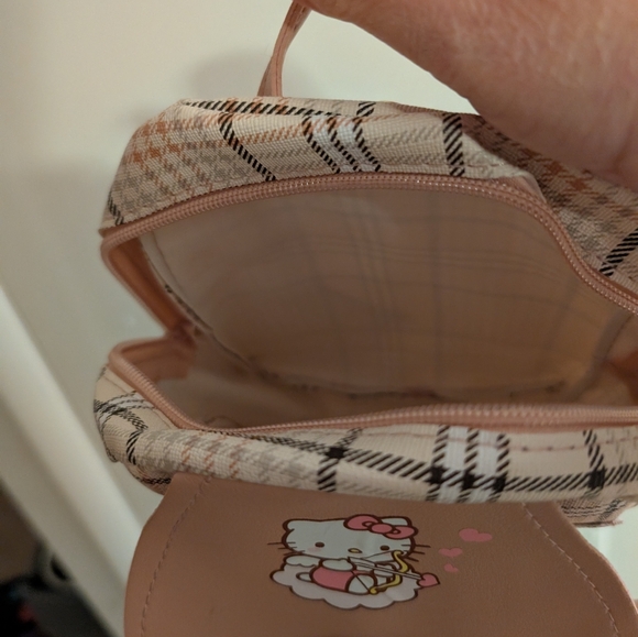 Hello Kitty Plaid Mini Backpack - Picture 2 of 4
